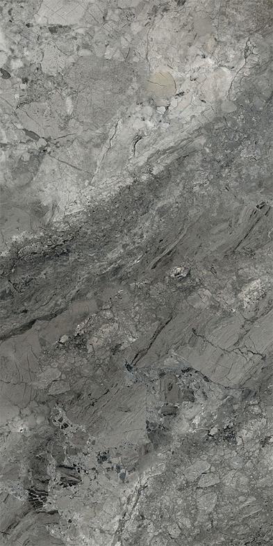Керамогранит MarbleSet Иллюжн Темно-серый Лаппато R9 60х120