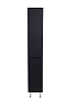Шкаф-пенал Style Line Бергамо 30 см Plus левый СС-00002328 люкс антискрейтч черный - 4 изображение