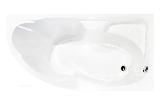 Акриловая ванна Creto Doris 170х90 см правая 14-17090R - 3 изображение