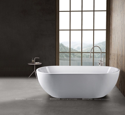 Акриловая ванна Art&Max 180х80 см AM-218-1800-800, белый - 2 изображение