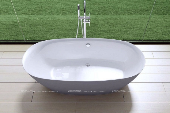 Акриловая ванна Art&Max 180х80 см AM-527-1800-835, белый - 2 изображение