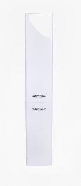 Шкаф-пенал Style Line Каре 30 см СС-00002271 универсальный белый с корзиной - 2 изображение