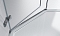 Душевой уголок BelBagno Kraft 90х90 см KRAFT-P-1-90-C-Cr-L  профиль хром,стекло прозрачное - 2 изображение