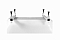 Комплект ножек для ванны 180х80 и 170х75 см Creto Nova 23-111P белый - 3 изображение