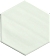 Керамогранит Ape Ceramica  Hexa Manacor White 13,9х16
