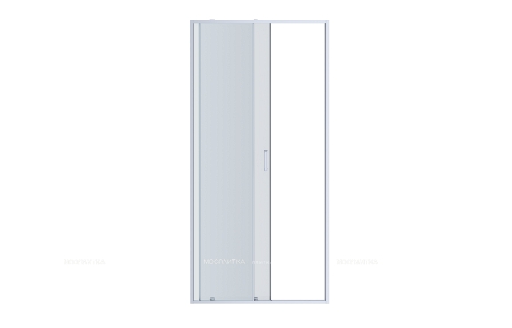 Душевая дверь Aquatek 120х200 см AQ ARI RA 12020CH профиль хром, стекло прозрачное - 2 изображение