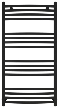 Полотенцесушитель водяной Сунержа Аркус 100х50 см 31-0251-1050 матовый черный - 2 изображение