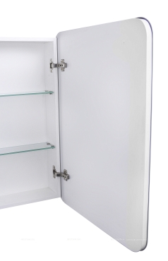 Зеркальный шкаф Style Line Каре 55 см СС-00002334 с подсветкой, белый - 4 изображение