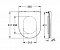 Сиденье-крышка для унитаза с микролифтом Grohe Essential 39577000 - 3 изображение