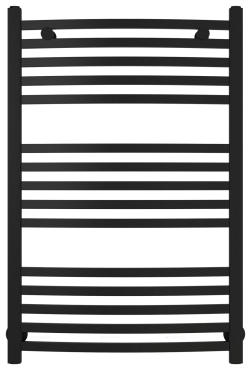 Полотенцесушитель водяной Сунержа Аркус 80х50 см 31-0251-8050 матовый черный - 2 изображение