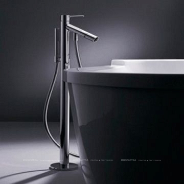 Смеситель для ванны с душем Axor Starck 10456000 - 3 изображение