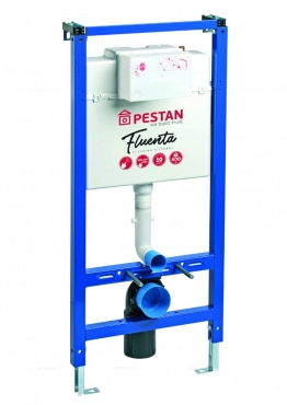 Инсталляция Pestan для подвесного унитаза в комплекте с кнопкой, цвет белый SET40006356OW - 2 изображение