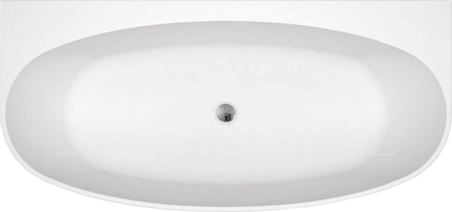 Акриловая ванна BelBagno 170х80 см BB83-1700-W0 без перелива, белый - 2 изображение