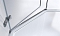 Душевой уголок BelBagno Kraft 100х100 см KRAFT-P-1-100-C-Cr-L  профиль хром,стекло прозрачное - 4 изображение