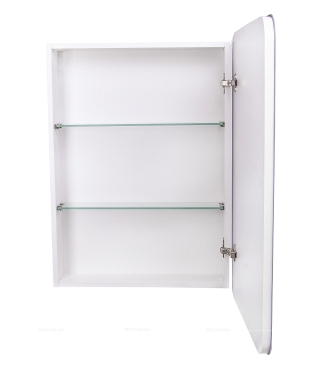 Зеркальный шкаф Style Line Каре 50 см СС-00002302 с подсветкой, белый - 2 изображение