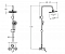 Душевая стойка Jacob Delafon Brive E24329-CP 5 режима, хром - 2 изображение