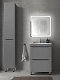 Шкаф-пенал Style Line Бергамо 30 см Plus правый СС-00002330 люкс антискрейтч серый - 3 изображение