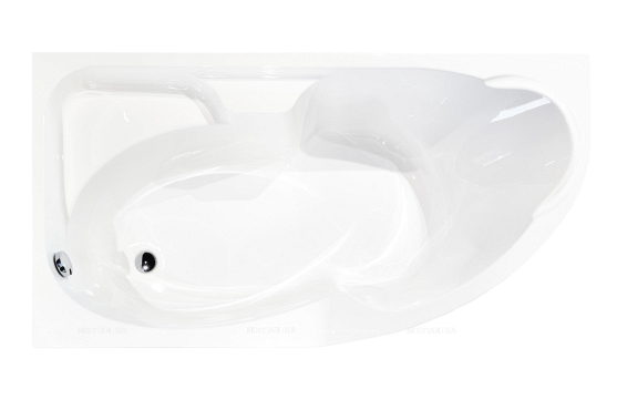 Акриловая ванна Creto Doris 160х100 см левая 14-160100L - 3 изображение