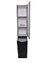 Шкаф-пенал Style Line Бергамо 30 см Plus правый СС-00002331 люкс антискрейтч черный - 5 изображение
