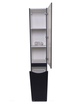 Шкаф-пенал Style Line Бергамо 30 см Plus правый СС-00002331 люкс антискрейтч черный - 5 изображение