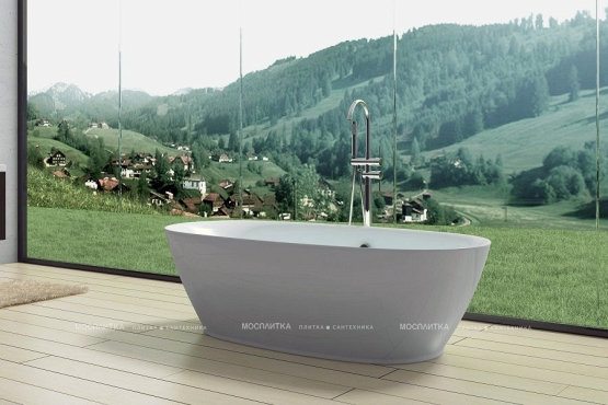 Акриловая ванна Art&Max 180х80 см AM-527-1800-835, белый - 4 изображение