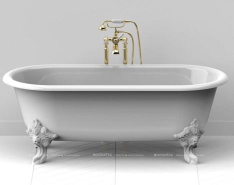 Смеситель для ванны с душем Jacob Delafon Cleo 1889 E24314-BGG глянцевое золото - 3 изображение